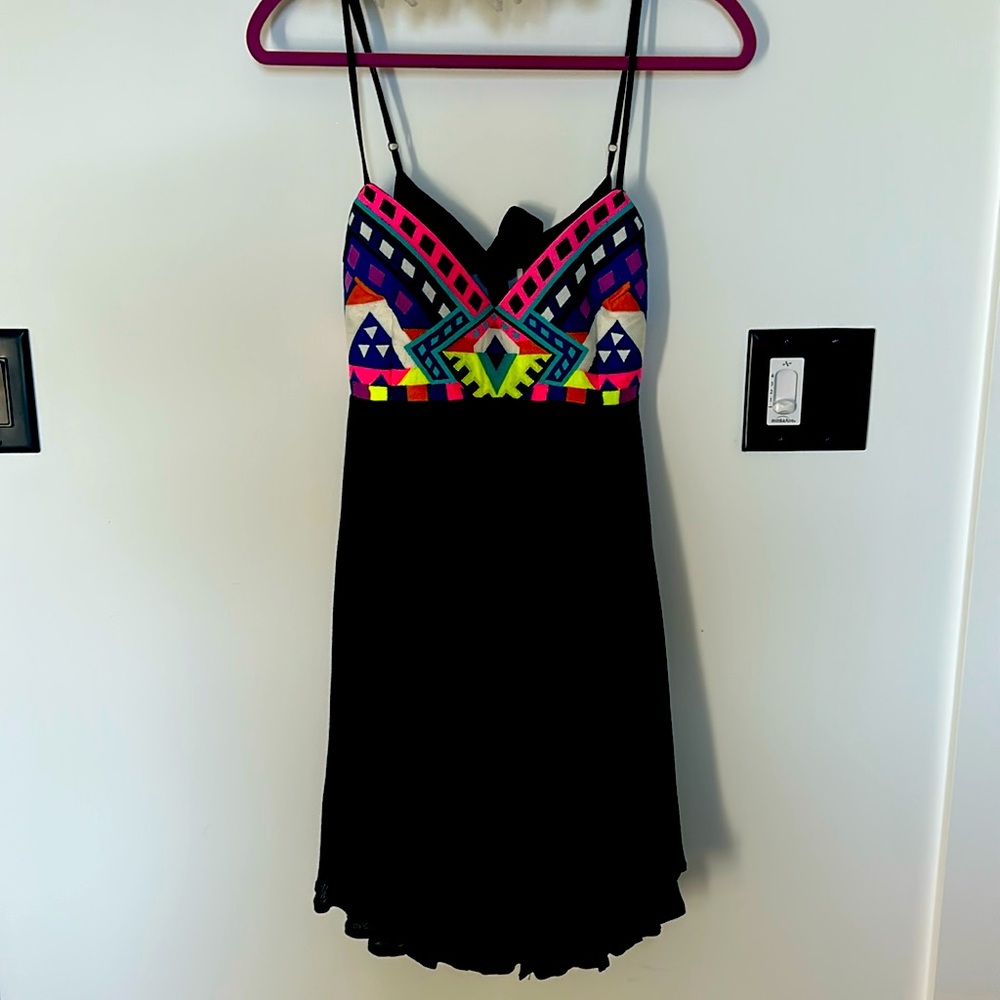 Mara Hoffman open back embroidered dress